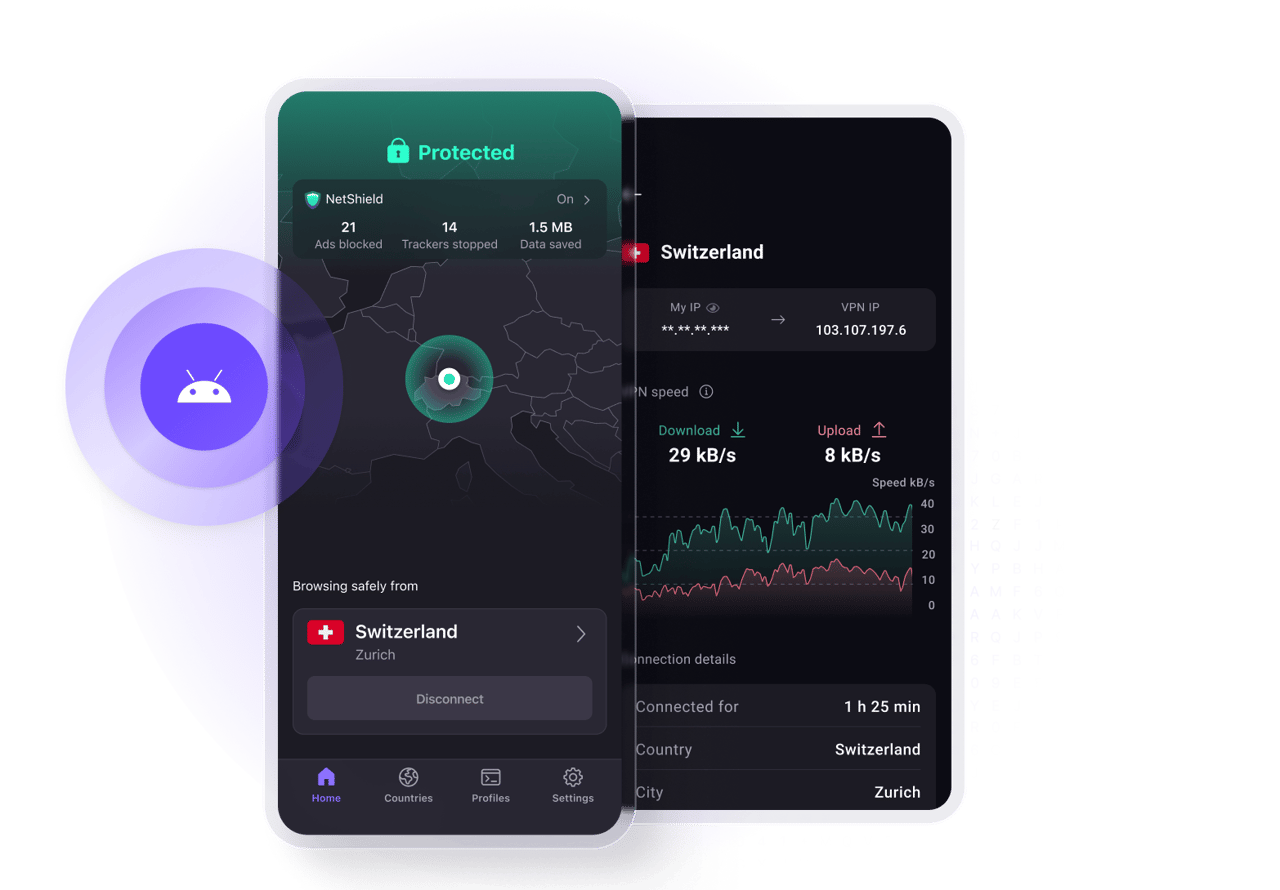 適用於 Android 的免費無限 VPN | Proton VPN